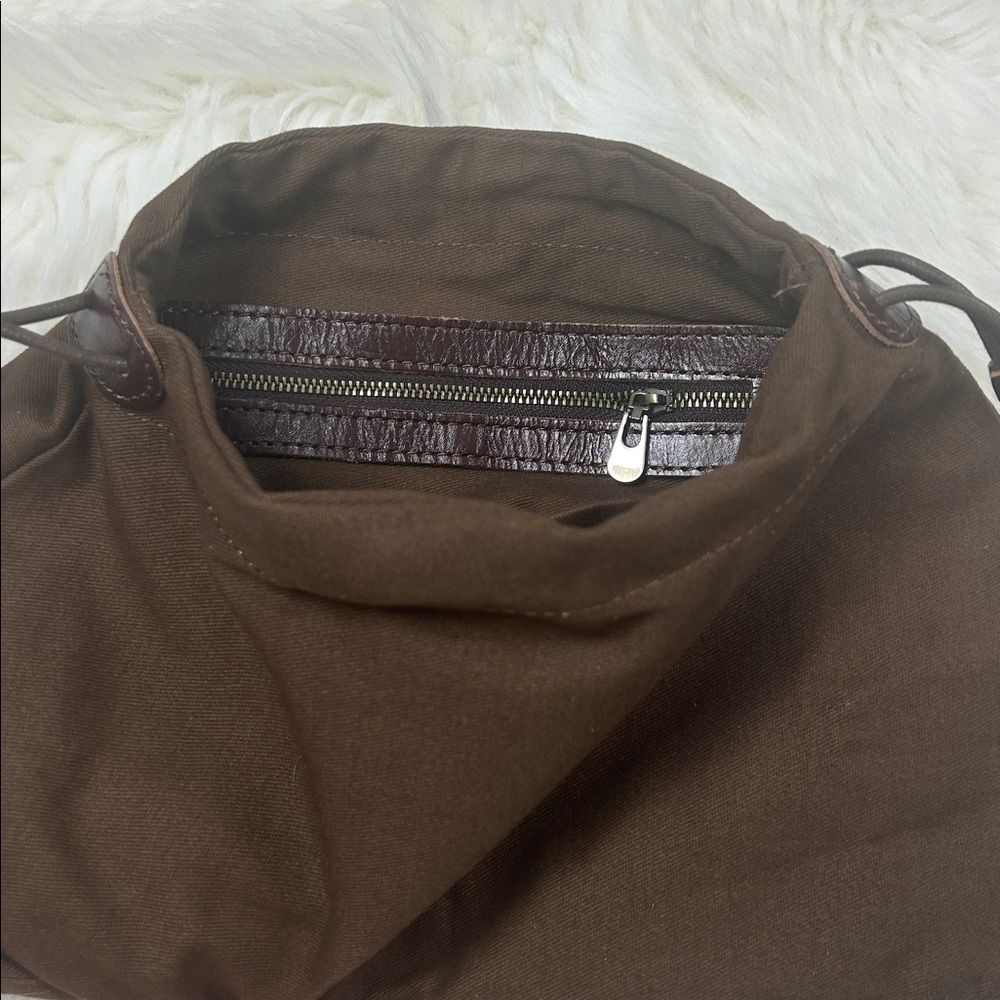 Brown Woven Leather Bag - Picture 15 of 16